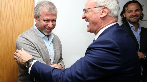 Roman Abramovich y Claudio Ranieri