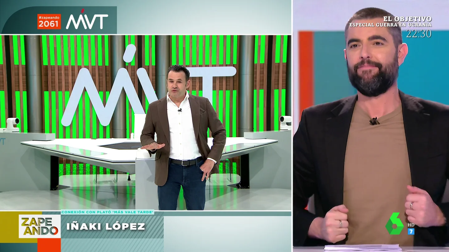 Iñaki López desvela por qué Cristina Pardo no está en Más Vale Tarde: "Pensaba que el flequillo la iba a proteger, pero no" Iñaki López desvela por qué Cristina Pardo no está en Más Vale Tarde: "Pensaba que el flequillo la iba a proteger, pero no"