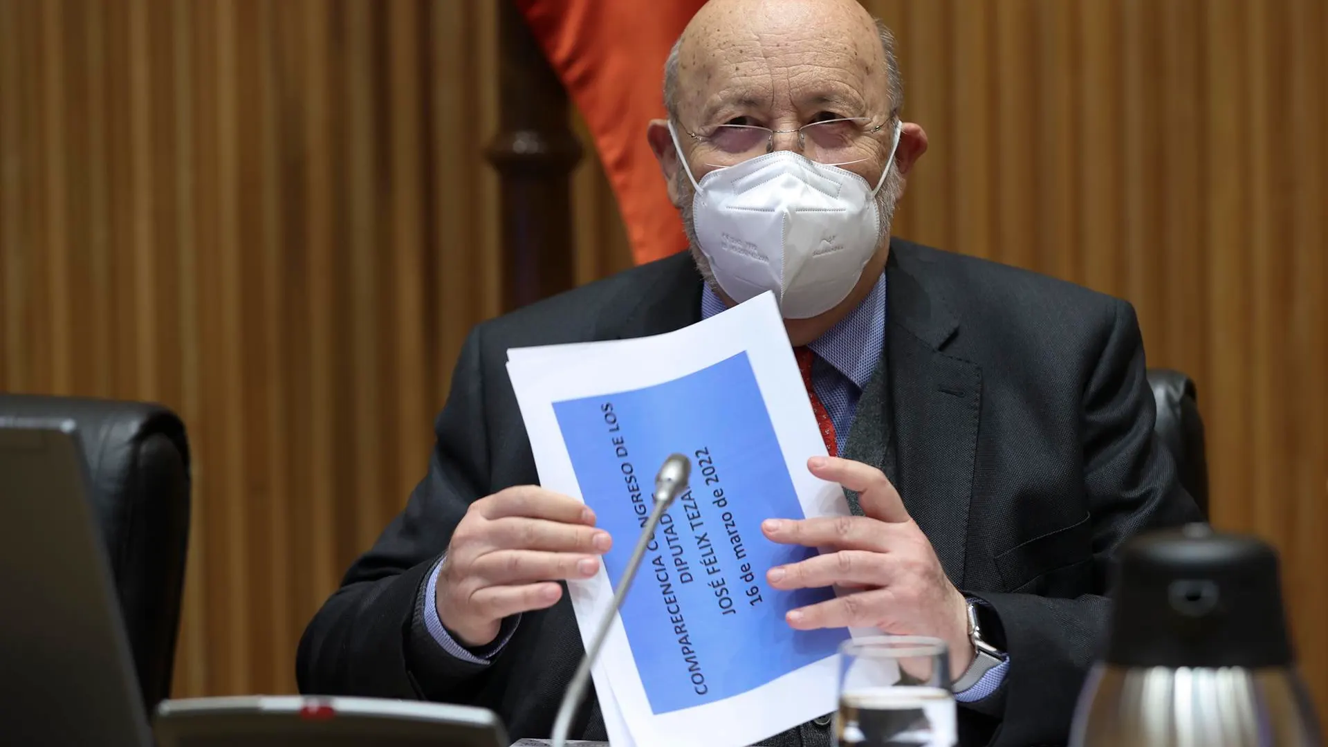 16/03/2022 17:39 (UTC) Crédito: EFE Fuente: EFE Autor: Kiko Huesca Temática: Política » Parlamento » Cámara baja - congreso El presidente del Centro de Investigaciones Sociológicas (CIS), Félix Tezanos, comparece en la Comisión Constitucional.