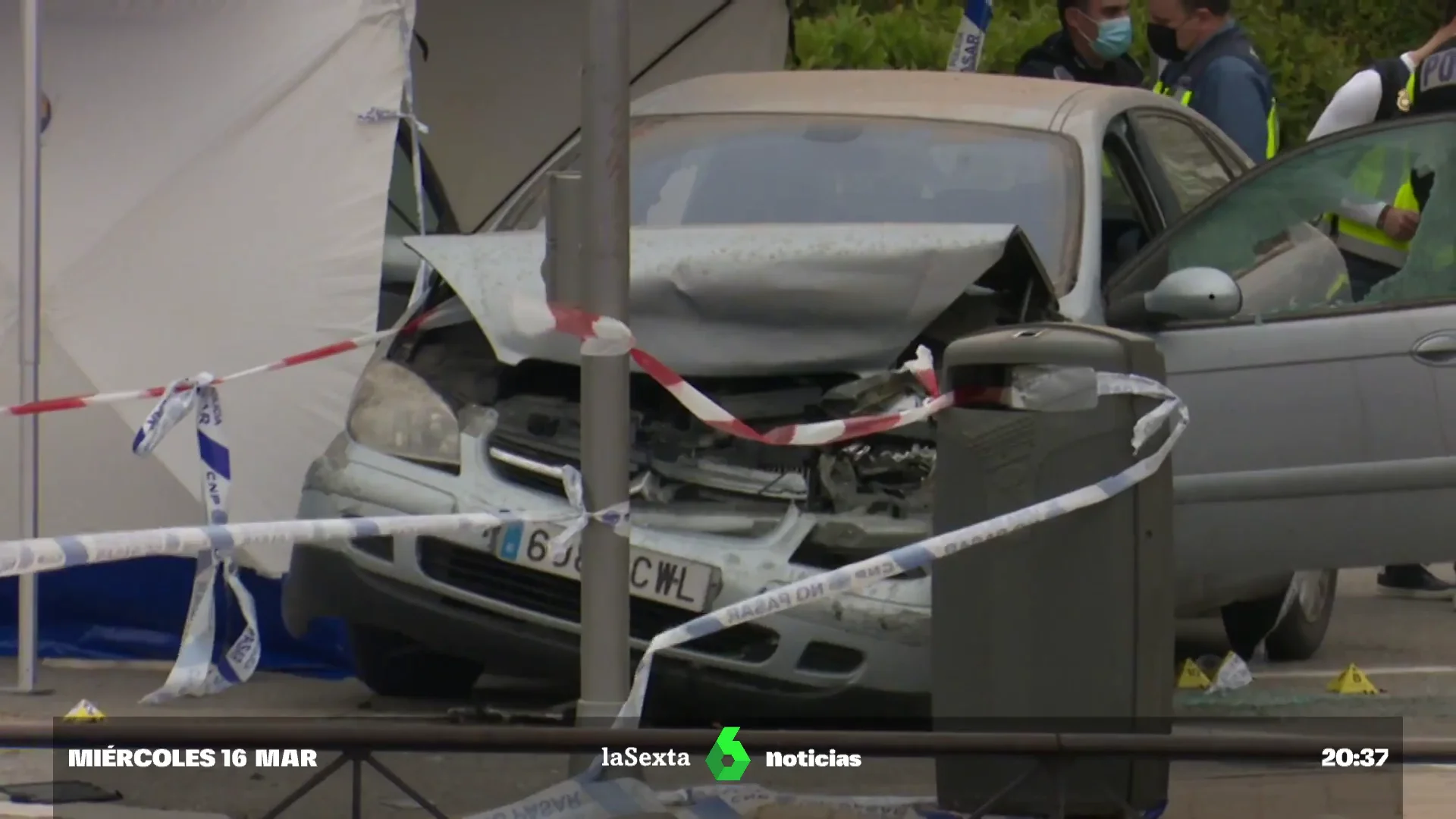 Asesinato a tiros en Madrid