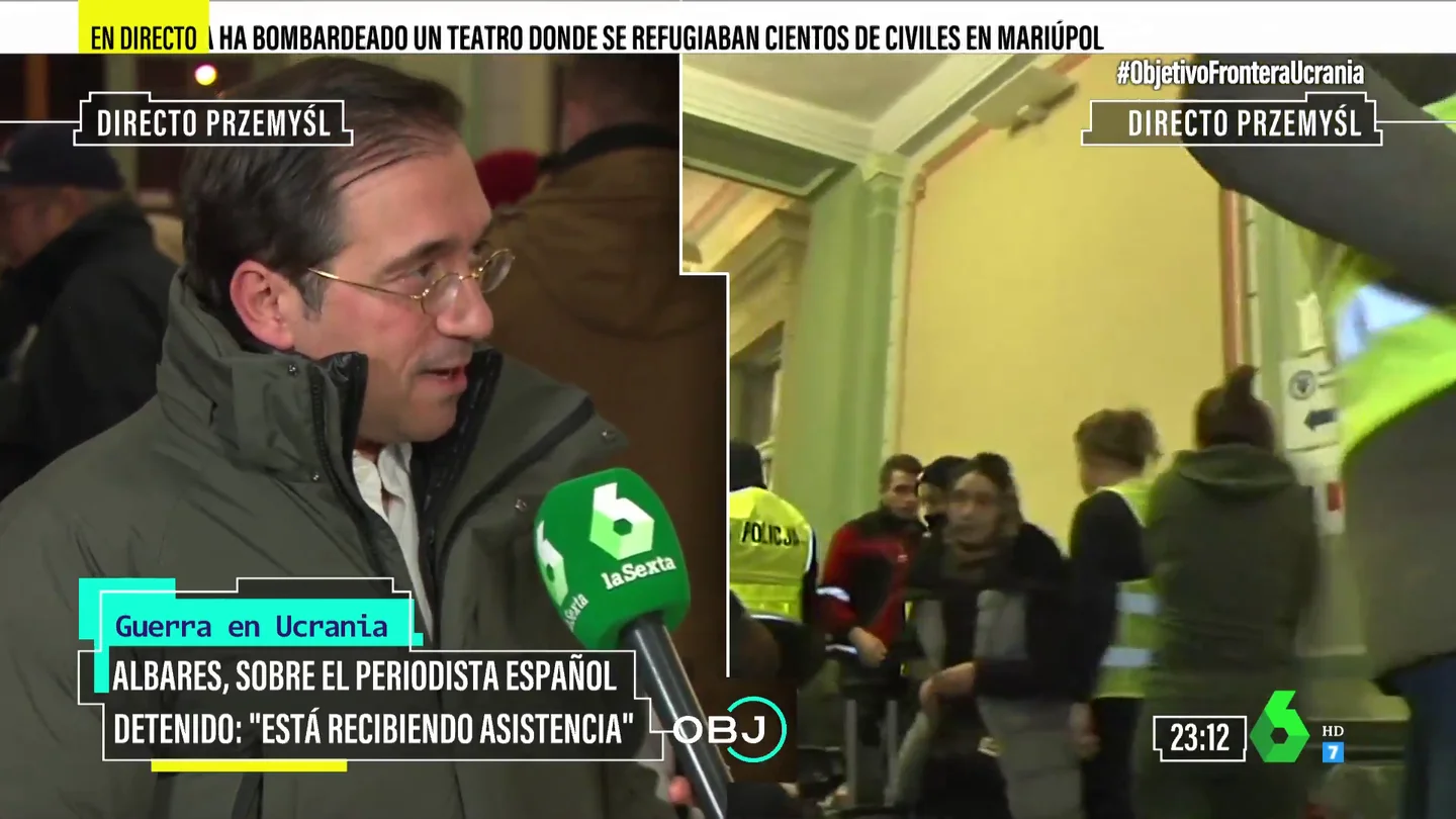 Albares, sobre el periodista español detenido Albares, sobre el periodista español detenido