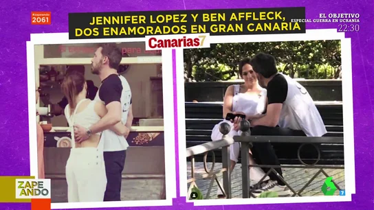 Las románticas imágenes de Jennifer López y Ben Affleck en Gran Canaria Las románticas imágenes de Jennifer López y Ben Affleck en Gran Canaria