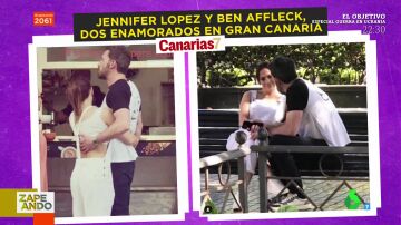 Las románticas imágenes de Jennifer López y Ben Affleck en Gran Canaria
