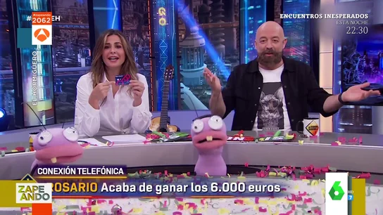 La incredulidad de una espectadora tras ganar la tarjeta de El Hormiguero: "Yo esto no me lo creo" La incredulidad de una espectadora tras ganar la tarjeta de El Hormiguero: "Yo esto no me lo creo"