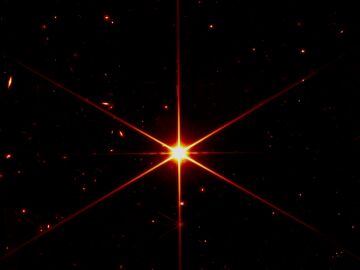 El telescopio James Webb capta una estrella nítida por primera vez