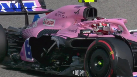 Esteban Ocon, sin parte de su coche en Bahrein Esteban Ocon, sin parte de su coche en Bahrein