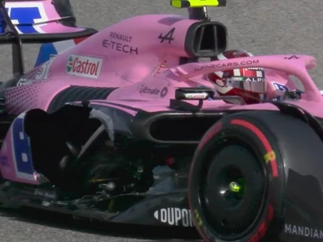 Esteban Ocon, sin parte de su coche en Bahrein Esteban Ocon, sin parte de su coche en Bahrein