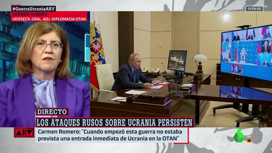 Vuelve a ver la entrevista completa de Antonio García Ferreras a Carmen Romero (OTAN) en Al Rojo Vivo en laSexta Vuelve a ver la entrevista completa de Antonio García Ferreras a Carmen Romero (OTAN) en Al Rojo Vivo en laSexta