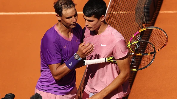 Rafael Nadal y Carlos Alcaraz