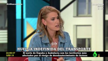 Afra Blanco, sobre el paro de transporte: "No es una huelga. Si un asalariado para, el empresario puede despedirlo"