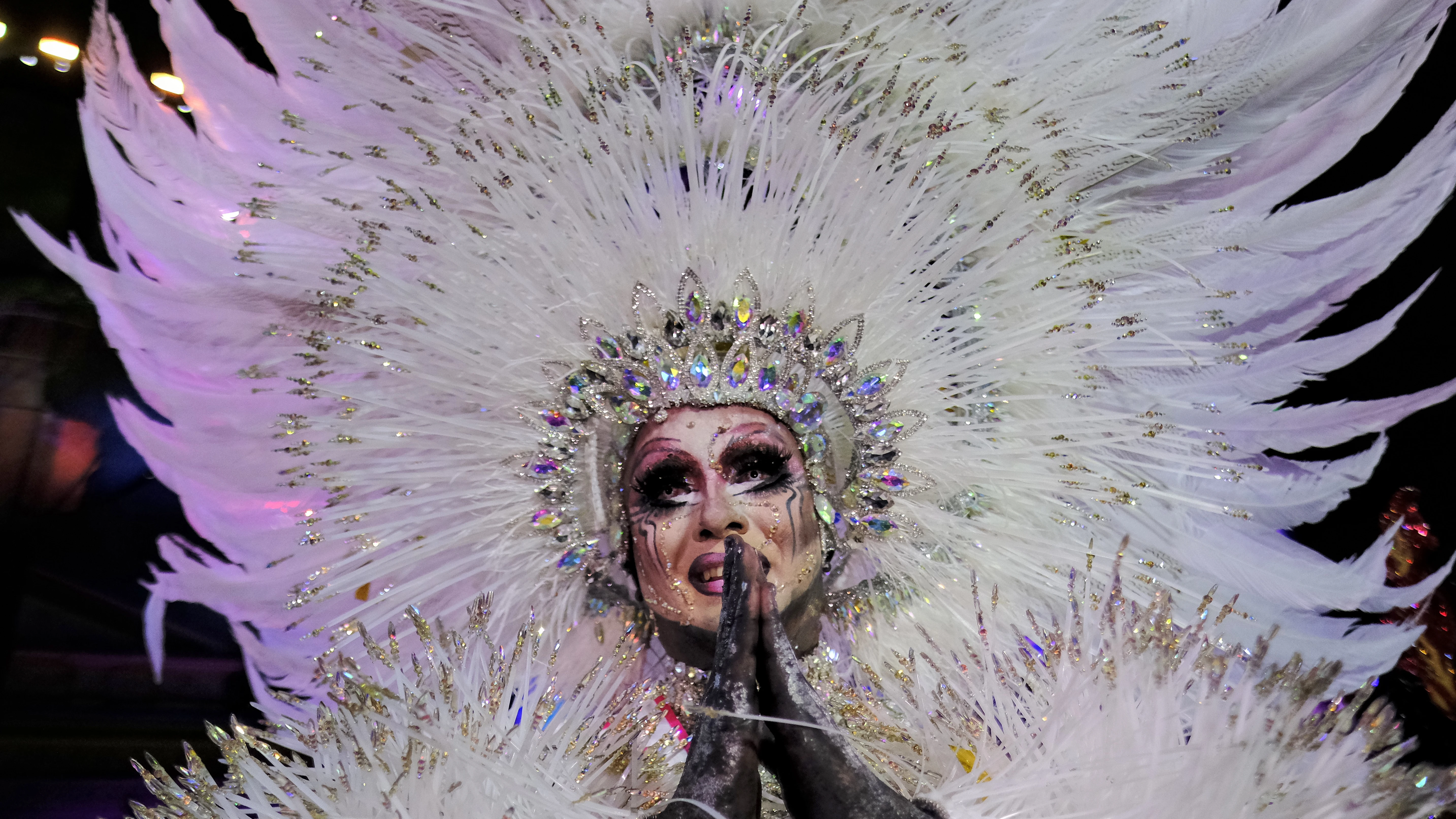 Drag Vulcano (Isidro Javier Pérez Mateo) nuevo Drag Queen del carnaval de Las Palmas de Gran Canaria 2022.