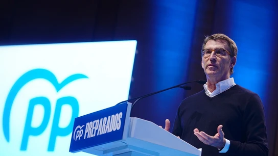 Feijóo en un acto en Valladolid Feijóo en un acto en Valladolid