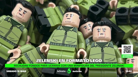 Una pequeña empresa de Chicago recauda fondos para Ucrania vendiendo legos de Zelenski Una pequeña empresa de Chicago recauda fondos para Ucrania vendiendo legos de Zelenski