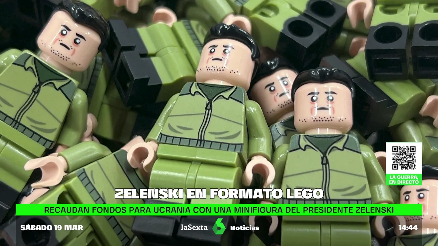 Una pequeña empresa de Chicago recauda fondos para Ucrania vendiendo legos de Zelenski Una pequeña empresa de Chicago recauda fondos para Ucrania vendiendo legos de Zelenski