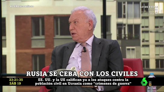 García-Margallo: "Si cortamos el gas y el petróleo, Putin puede enfrentarse a una revolución interna" García-Margallo: "Si cortamos el gas y el petróleo, Putin puede enfrentarse a una revolución interna"