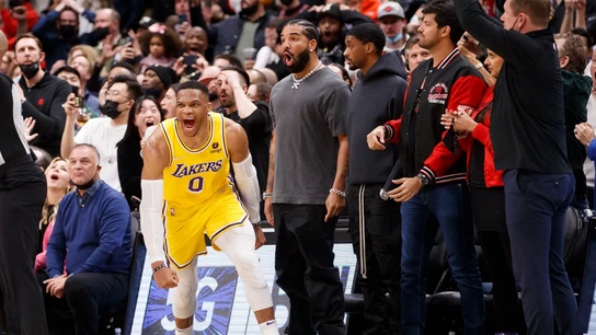 Russell Westbrook, con los Lakers Russell Westbrook, con los Lakers