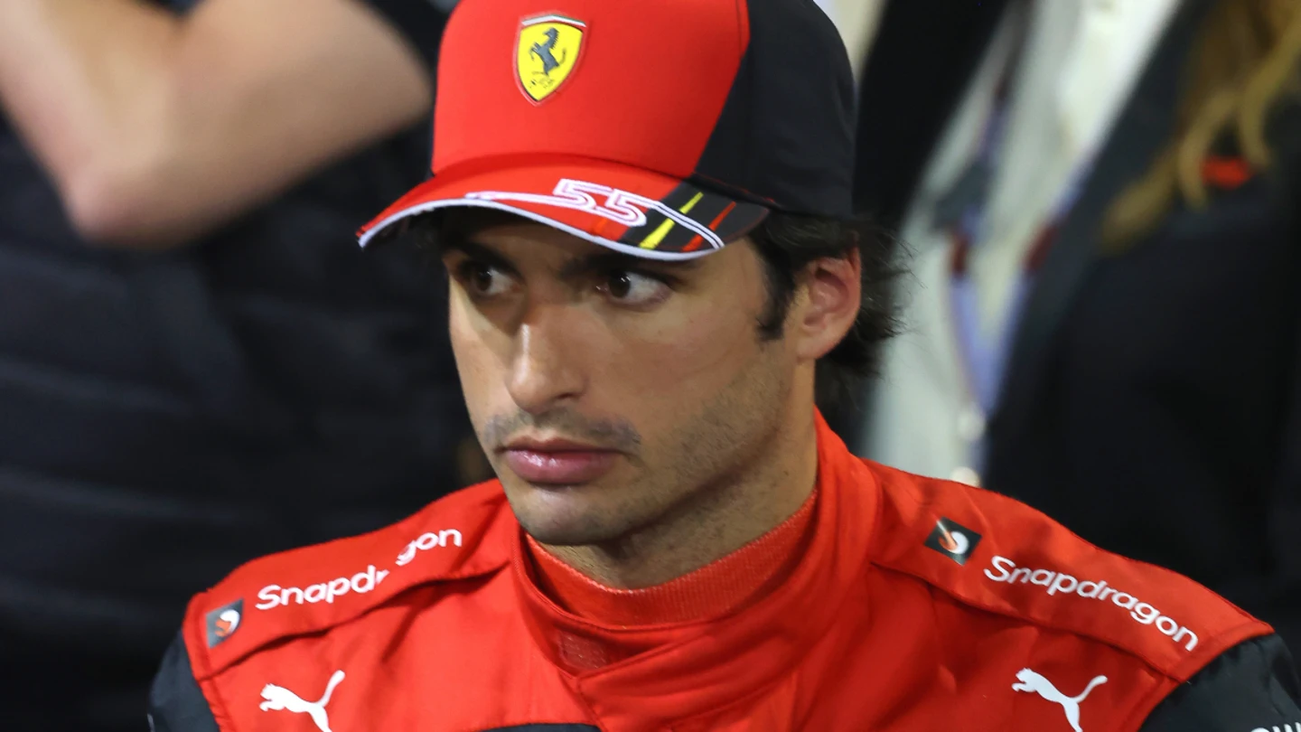 Carlos Sainz, con el equipo Ferrari Carlos Sainz, con el equipo Ferrari