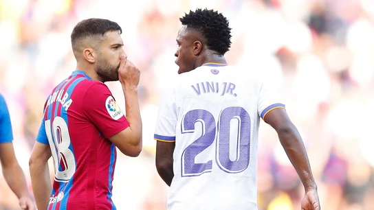 Jordi Alba, con Vinicius Jordi Alba, con Vinicius