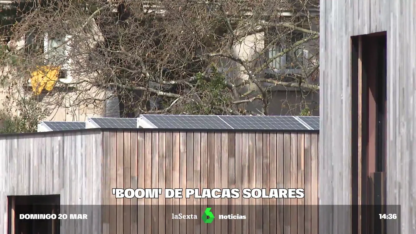 Imagen de placas solares Imagen de placas solares