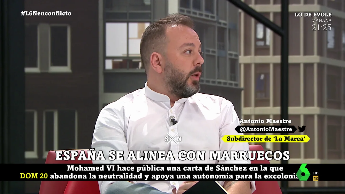 Antonio Maestre: "Sánchez podría proponer que Ucrania fuese una autonomía rusa porque es lo que ha hecho con el Sahara" Antonio Maestre: "Sánchez podría proponer que Ucrania fuese una autonomía rusa porque es lo que ha hecho con el Sahara"
