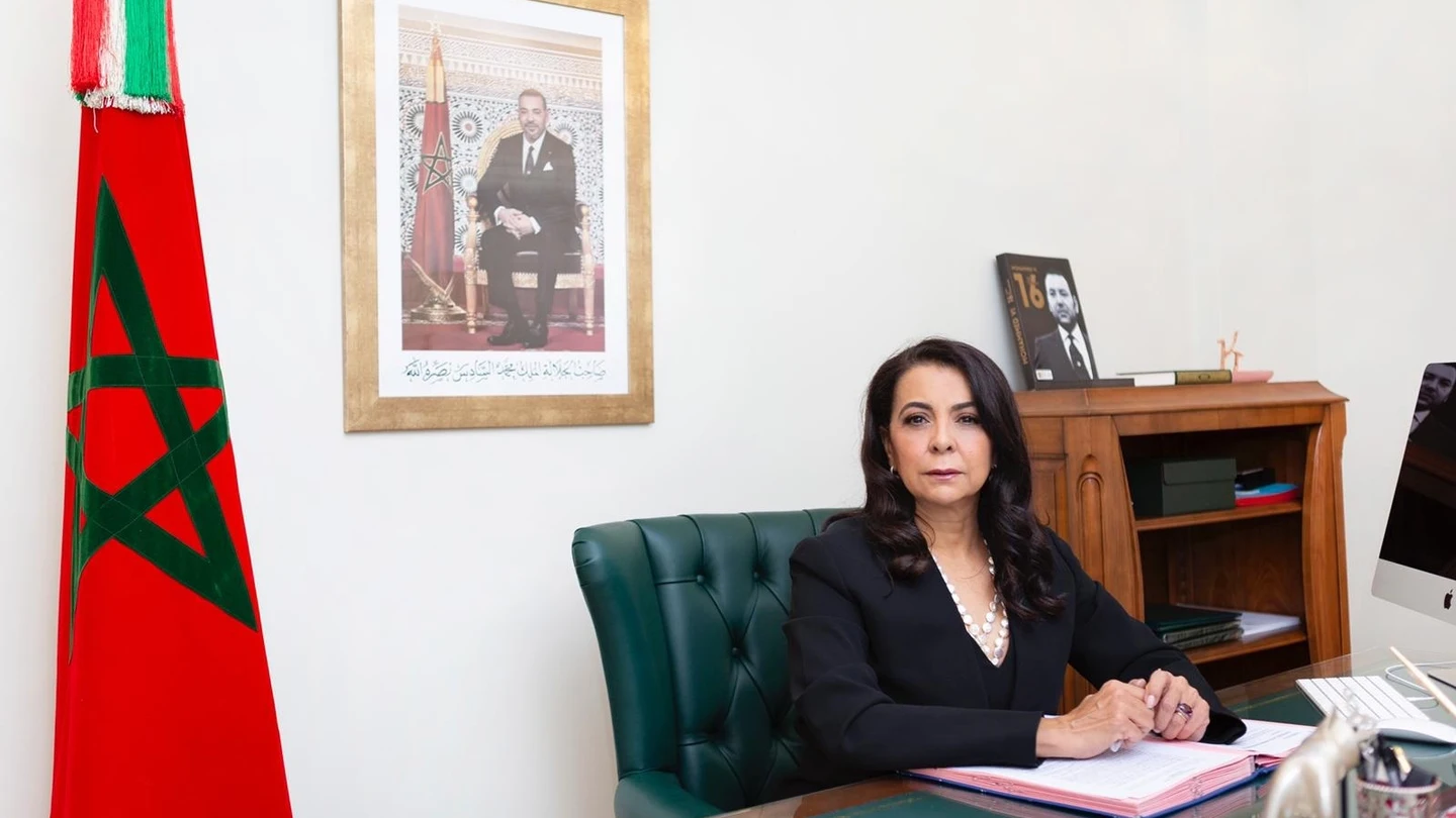 La embajadora de Marruecos en España, Karima Benyaich La embajadora de Marruecos en España, Karima Benyaich