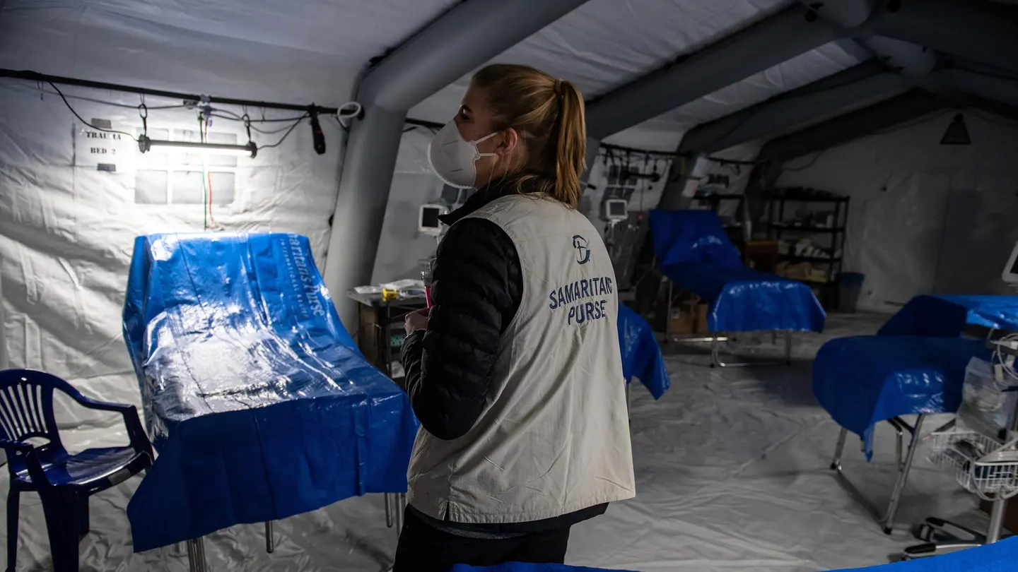 Un hospital de campaña en el estacionamiento subterráneo en Lviv, Ucrania occidental, el 19 de marzo de 2022, en medio de la invasión militar rusa de Ucrania. Un hospital de campaña en el estacionamiento subterráneo en Lviv, Ucrania occidental, el 19 de marzo de 2022, en medio de la invasión militar rusa de Ucrania.