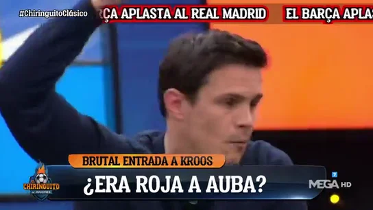 Edu Aguirre, encendido con Mateu Lahoz tras "no querer expulsar" a Aubameyang: "El VAR es una vergüenza" Edu Aguirre, encendido con Mateu Lahoz tras "no querer expulsar" a Aubameyang: "El VAR es una vergüenza"
