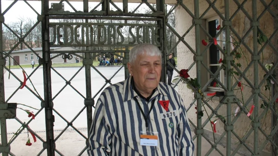 Imagen del exprisionero de Buchenwald y vicepresidente del Comité Internacional Buchenwald-Dora Imagen del exprisionero de Buchenwald y vicepresidente del Comité Internacional Buchenwald-Dora