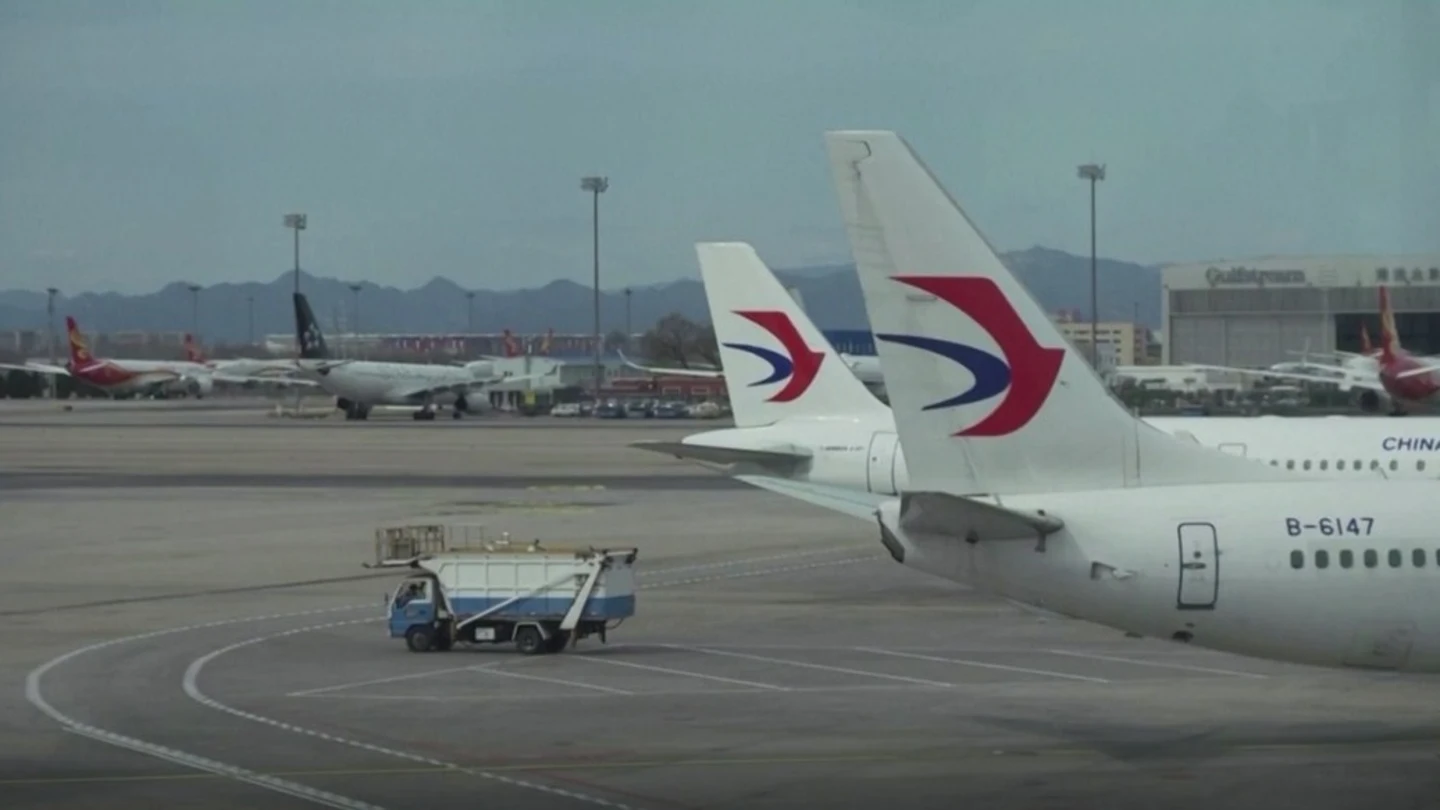 Imagen de un boeing de la compañía China Eastern Imagen de un boeing de la compañía China Eastern