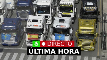 Huelga de transporte y camioneros, hoy, última hora, en directo