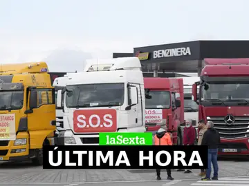 Huelga transporte: Última hora, hoy, los camioneros y transportistas en paro: en directo