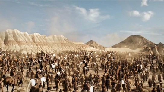 Las Bardenas Reales llenas de dothrakis. Las Bardenas Reales llenas de dothrakis.