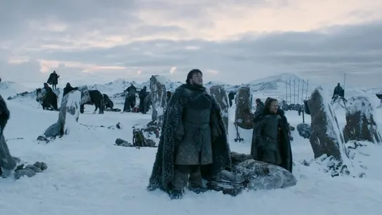 El glaciar de Vatnajökull a los pies de Sam Tarly. El glaciar de Vatnajökull a los pies de Sam Tarly.
