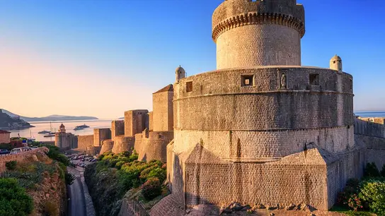 La Torre Minceta en Dubrovnik, Croacia. La Torre Minceta en Dubrovnik, Croacia.