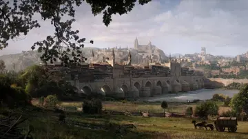 El puente largo de Volantis en la serie.