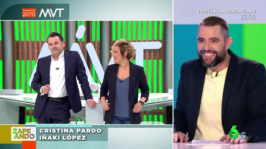 La anécdota de Iñaki López en la gasolinera que alucina a Cristina Pardo: "¿Pero a cuál vas?, ¿a la misma que El Dioni?" La anécdota de Iñaki López en la gasolinera que alucina a Cristina Pardo: "¿Pero a cuál vas?, ¿a la misma que El Dioni?"