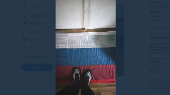 La imagen de una nadadora ucraniana que ha provocado el enfado del ministro de deportes ruso: "Es repugnante" La imagen de una nadadora ucraniana que ha provocado el enfado del ministro de deportes ruso: "Es repugnante"