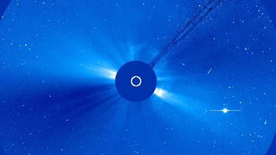 Imagen de la eyección de masa coronal Imagen de la eyección de masa coronal