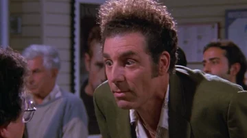 Michael Richards caracterizado como Kramer en 'Seinfeld'.