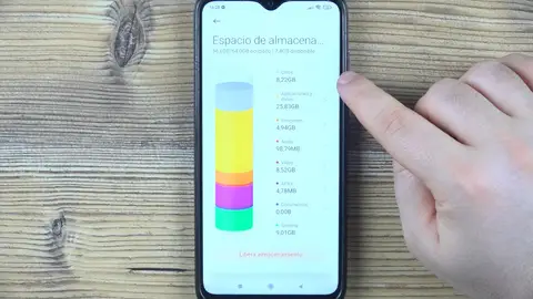Almacenamiento móvil Almacenamiento móvil