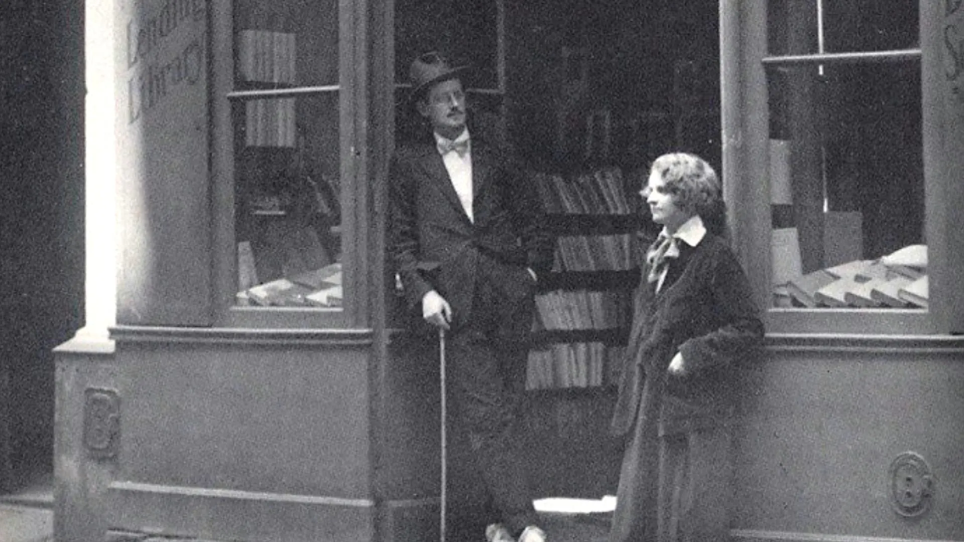 James Joyce y Sylvia Beach