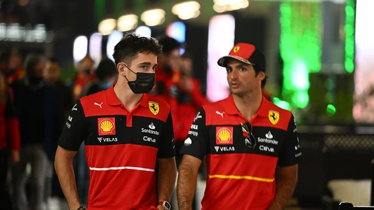 Charles Leclerc y Carlos Sainz Charles Leclerc y Carlos Sainz
