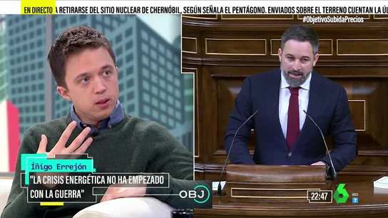 La advertencia de Errejón a favor de las energías renovables: "La crisis energética no ha empezado con la guerra y no va a acabar con ella" La advertencia de Errejón a favor de las energías renovables: "La crisis energética no ha empezado con la guerra y no va a acabar con ella"