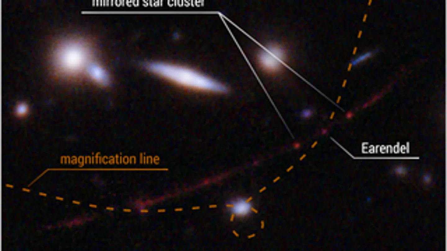 La NASA detecta la estrella individual más lejana nunca vista con el telescopio Hubble La estrella Eärendel