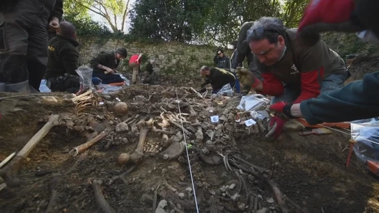 Hallan la fosa común más grande de la Guerra Civil en Euskadi Hallan la fosa común más grande de la Guerra Civil en Euskadi