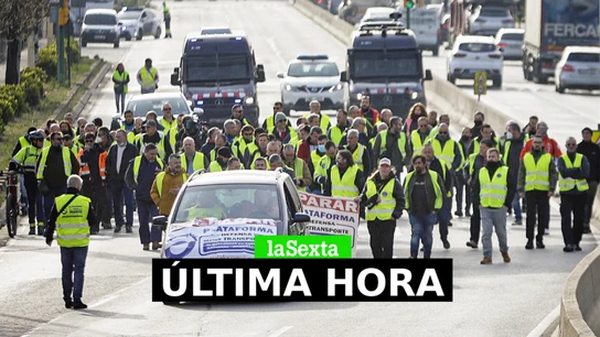 Huelga de transporte en España y camioneros: Última hora, hoy, directo Huelga de transporte en España y camioneros: Última hora, hoy, directo