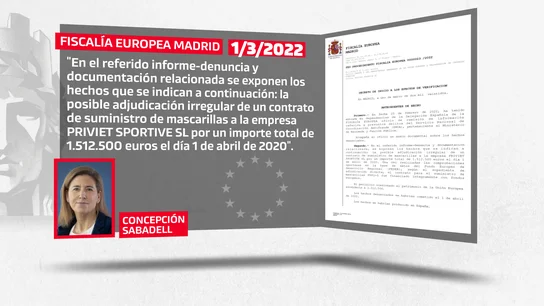Requerimiento de la Fiscalía Europea Requerimiento de la Fiscalía Europea