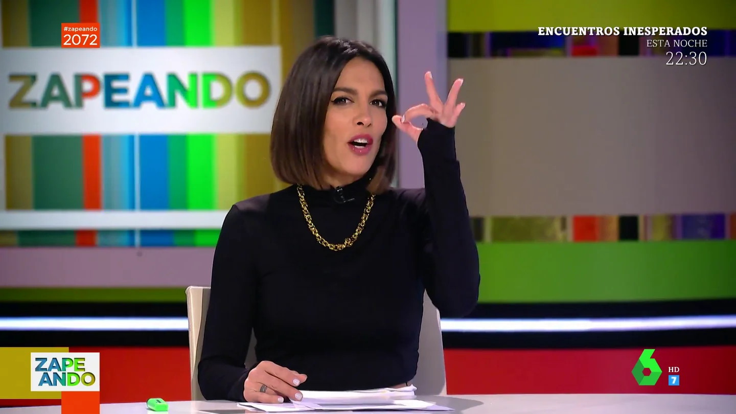 La reacción de Lorena Castell al descubrir que le han cambiado este dato de la Wikipedia: "Qué mala es la gente" La reacción de Lorena Castell al descubrir que le han cambiado este dato de la Wikipedia: "Qué mala es la gente"