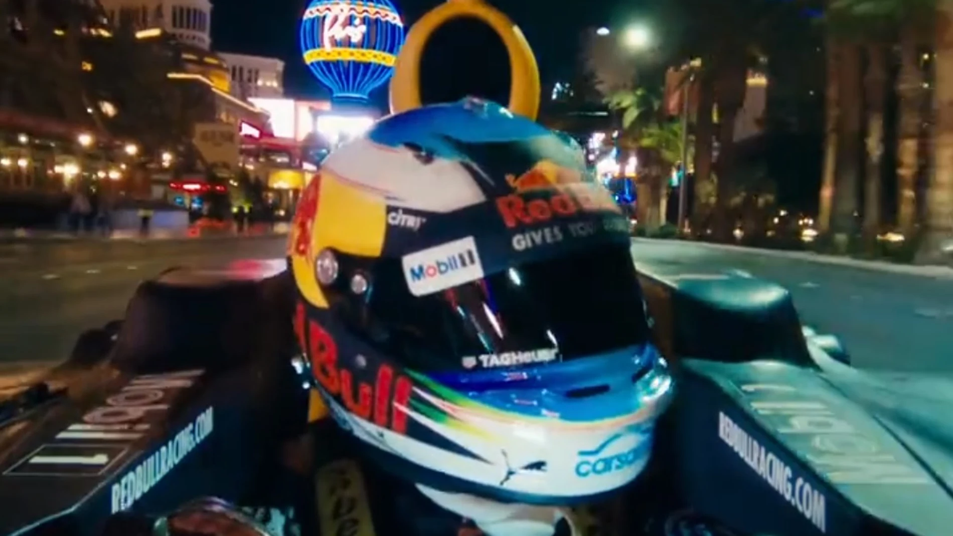 Red Bull celebra la vuelta del GP de Las Vegas con un brutal vídeo en sus calles