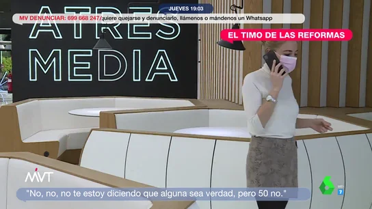 Un timador reconoce entre carcajadas a Más Vale Tarde haber estafado en reformas de pisos Un timador reconoce entre carcajadas a Más Vale Tarde haber estafado en reformas de pisos